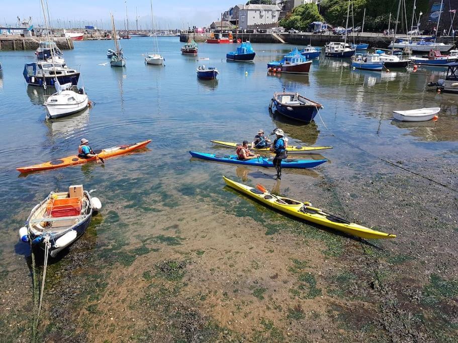 Stunning Penthouse Views To Harbour With Parking. Apartman Brixham Kültér fotó